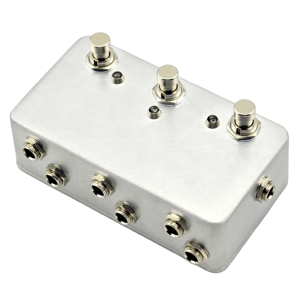 LANDTONE Hand Made 3Looper-Guitar Loop Pedal Switch Board-True Bypass Channel Selection True Bypass for all pedal switch