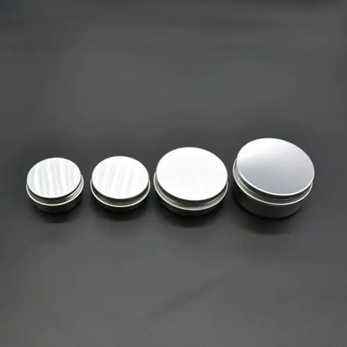 50pcs/lot 20ml Aluminum Cosmetic Jar Cream Empty Bottle Cream Containers Jars Aluminum Pill Box Small Aluminum Pill Containers