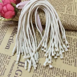 500pcs hemp rope clothing tag cords/string/jute/sling/Cotton rope, environmental protection hanging  wax rope, polyester rope
