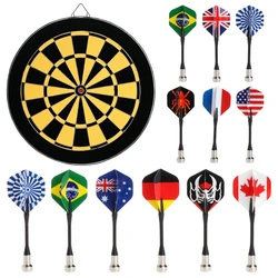 Hot Sale 6pcs/Set Bullseye Target Game Child Safety National Flag Magnetic Dart Super Suction for Magnet Dartboard