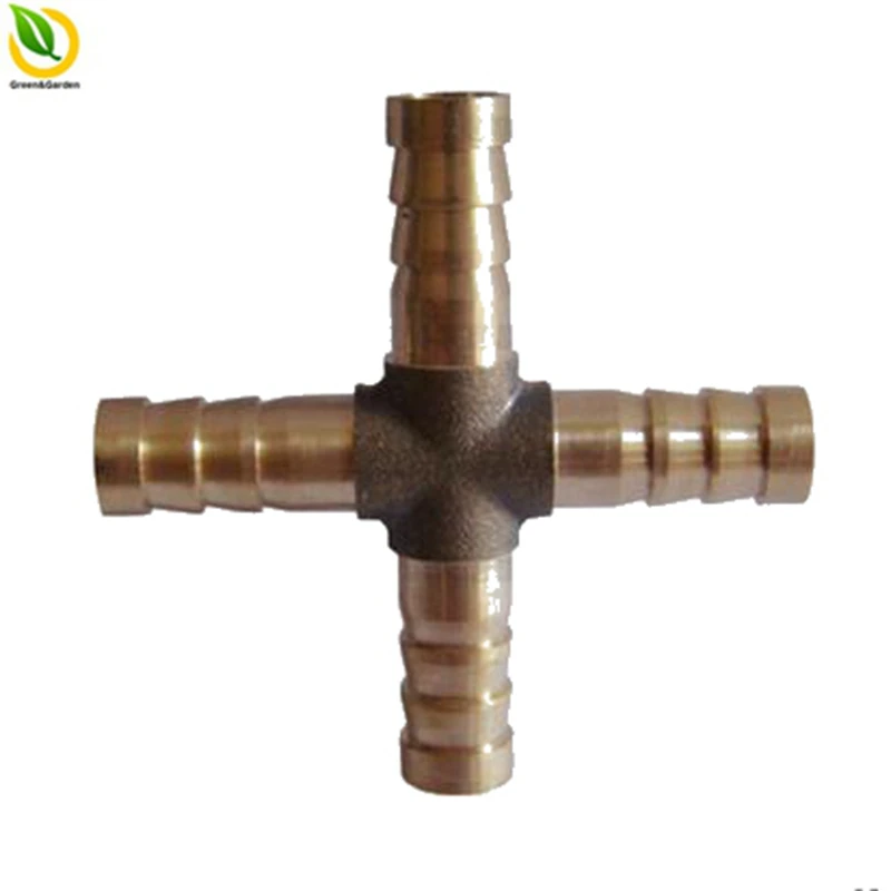 5PCS/LOT Cross Joint Cruciform Joint Pipe Cross Pagoda Joint Garden Water Connectors Hose Splitters Micro Irrigation Systems