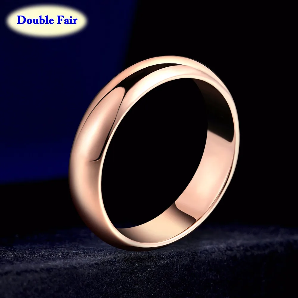 DWR049 Top Quality Classic Anti Allergy 18KRGP Finger Rings For Men And Women Fashion Brand Simple Style Jewelry Anel Anillos