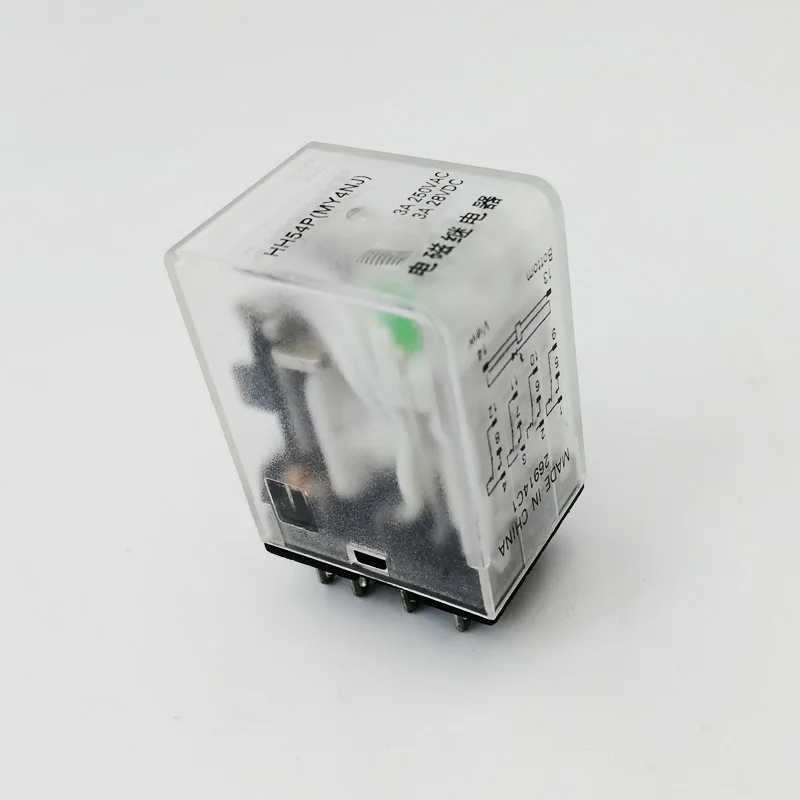 MY4NJ HH54P Relay Coil General DPDT Micro Mini electromagnetic Relay Switch LED AC 220V DC 12V 24V