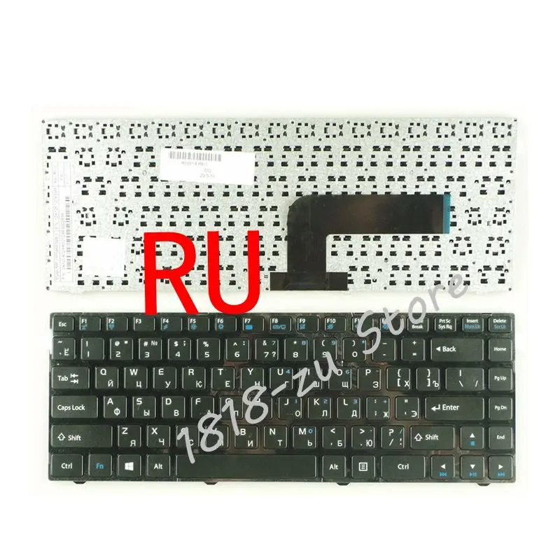 YALUZU Russian RU Keyboard for DNS Pegatron B14Y B34FD DNS (0150931) MP-11P53SU-5281 With frame 0KN0-A01RU12 RU MP-11P53US-528