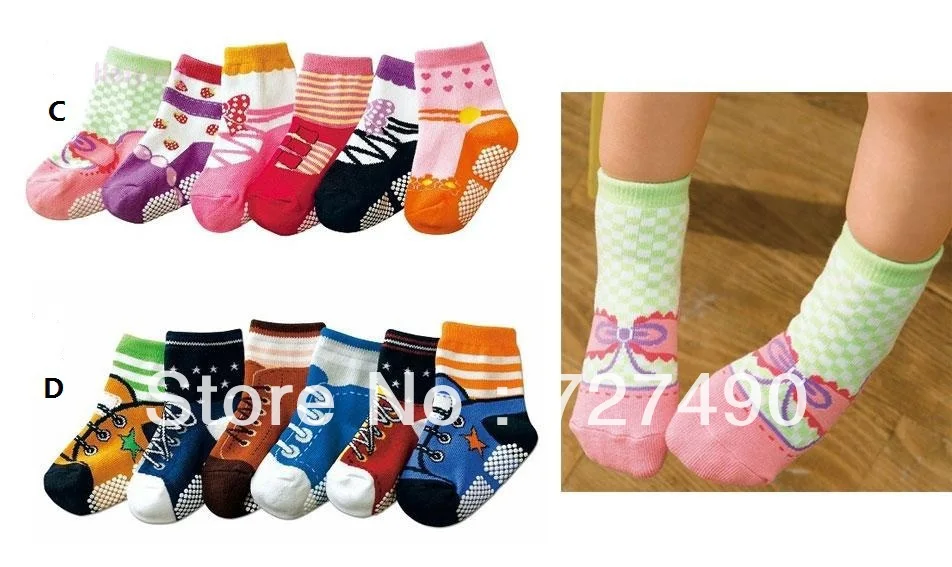 Girl Boy Anti-slip Socks The new Unisex Baby Kids Toddler socks    YFF