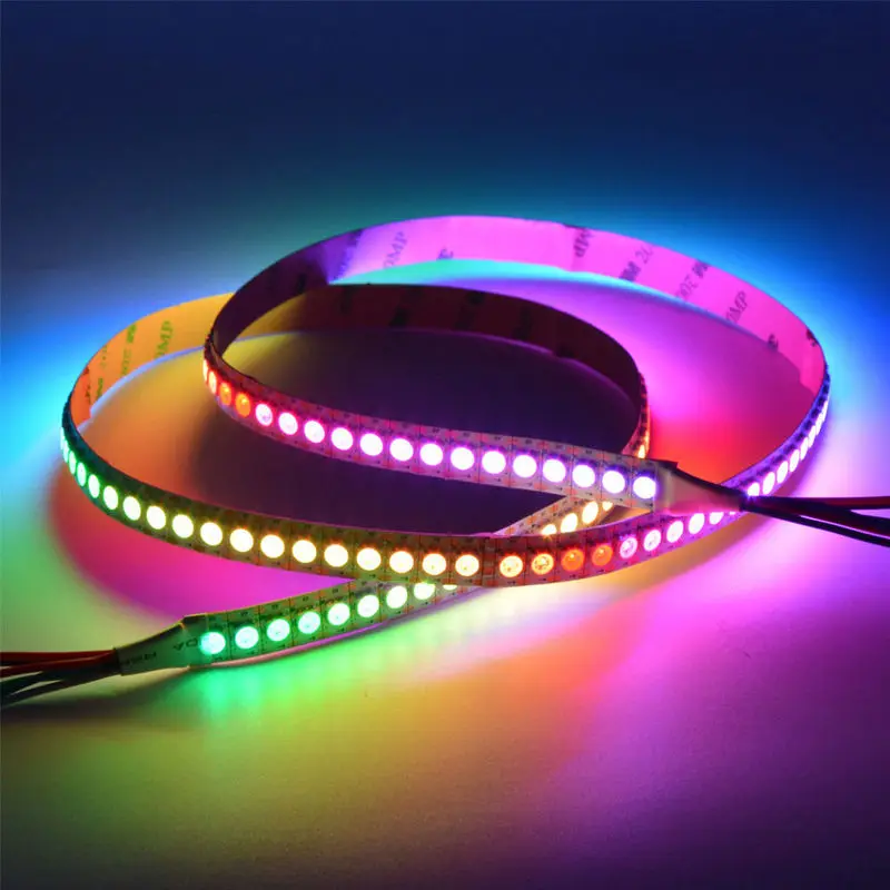 

1m 144 LEDs DC5V WS2813 5050 RGB Upgraded WS2812B Individually Addressable full dream color led pixel strip light Non-waterproof