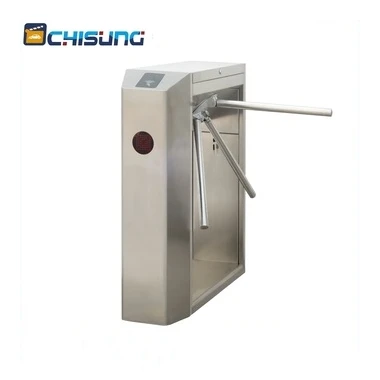 An ninh Kiểm Soát Truy Cập Tripod Turnstile Cổng Cầu tripod turnstile cổng rào cản có thể được sử dụng Dấu Vân Tay và Rfid chức năng