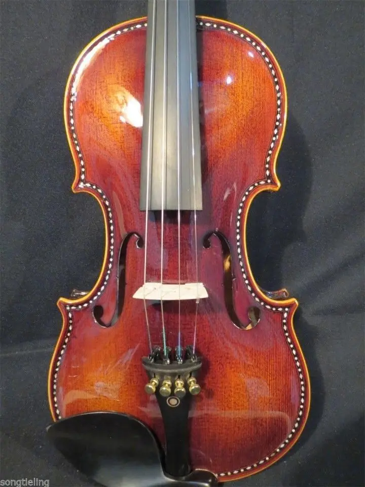 SONG Brand concert inlayed shell violin 4/4 Guarneri style,huge sound #9274