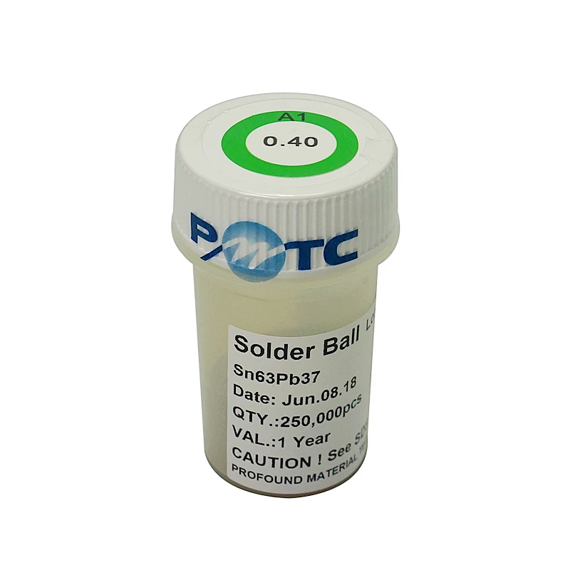 PMTC-BGA Solder Balls Kit, 250K PMTC, para BGA Reballing Retrabalho