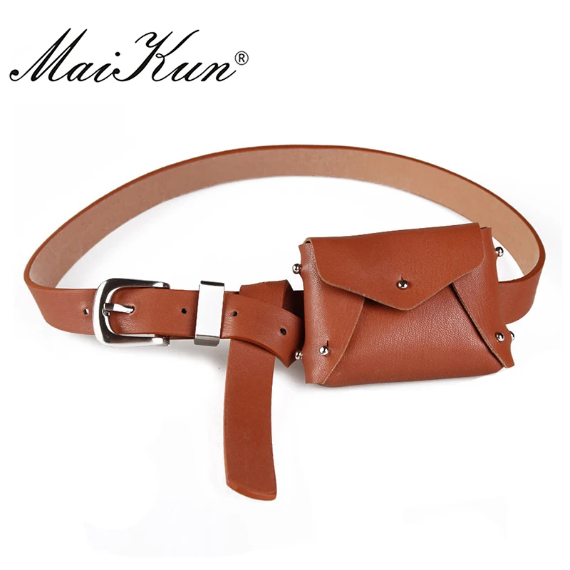 MaiKun Women\'s Bag Belts for Women Luxury Brand Pin Buckle Belt Female Casual Belt for Jeans