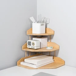 Creative Multi-Strati FAI DA TE Desk Organizer Eco Naturale di Bambù di Stoccaggio di Articoli Vari Scatola di Contenitori e complementi per Cucina angolo Titolare Rack Di stoccaggio