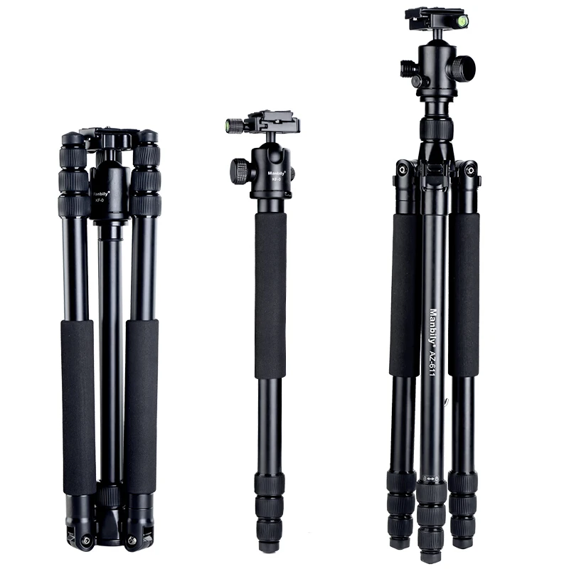 

Manbily AZ-611 digital SLR photography stable bracket camera tripod monopod aluminum alloy