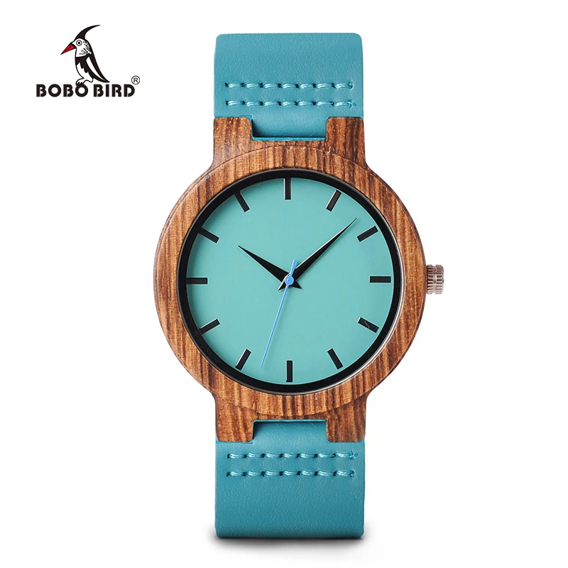 BOBO BIRD-reloj analógico de madera para mujer, accesorio de pulsera de cuarzo resistente al agua con calendario, complemento masculino de marca de