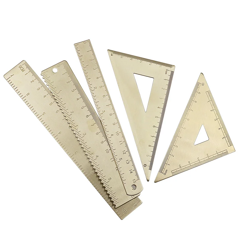 Measure Measurement Tool Pocket 0-180mm Mini Solid Brass Sliding Gauge Double Scale Vernier Caliper Portable Tool