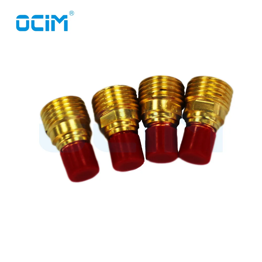 5PCS Small Gas Lens 1.0mm 1.6mm 2.4mm 3.2mm For TIG Welding Torch WP9/20/25