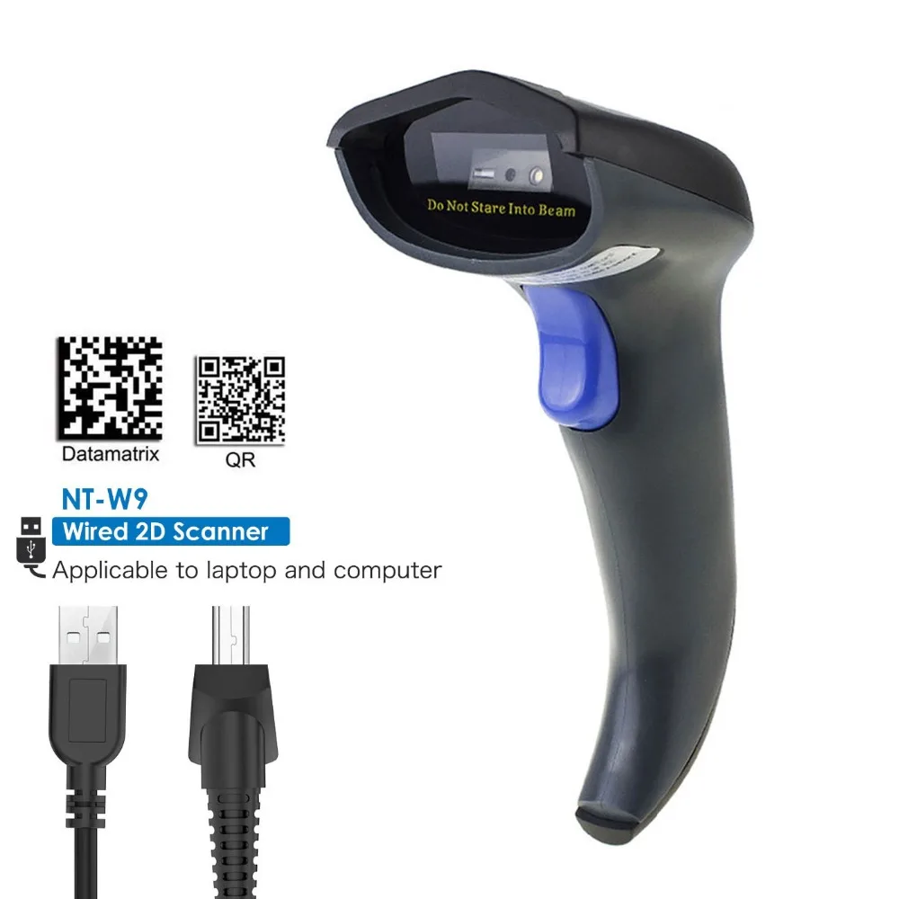 NETUM W8-X Bluetooth Wireless 2D QR Barcode Scanner, W6-X 2.4G Wireless CCD  Bar code Reader for Mobile Payment Computer Screen