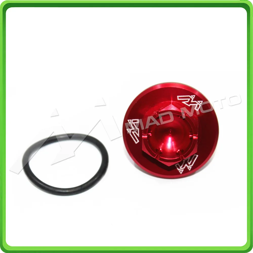 M30x1.5mm M30*1.5mm Oil Filler Filter Cap For Kawasaki Ninja ZX6R ZX-6R ZX636 1995-2017 & ZX-10R ZX10R 2004-2017 Red