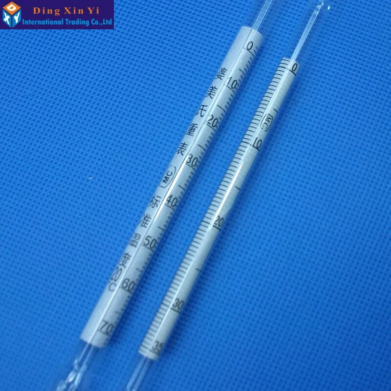 2ชิ้น/ล็อต0-35แก้ว Hydrometers Baume Hydrometer Baume ขนาดจัดส่งฟรี