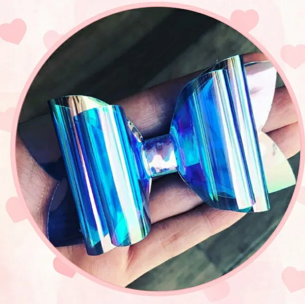 5 inch Waterproof Princess Hairgrips Jelly Bows Hair Bows Hairpins Dance Party Bow Hair Clip Girls Hair Accessories