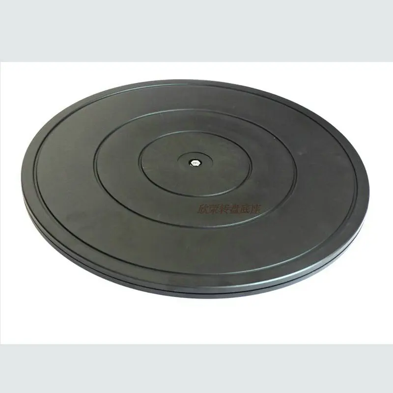 1PC/LOT 400*16MM Double Shiny Sides HDPE Plastic Swivel Plate Lazy Susan For Shooting/Display/Working Table 50KGS Holding