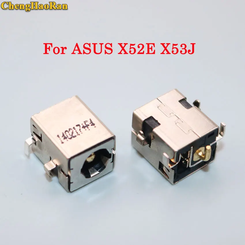 ChengHaoRan 2pcs DC Power Jack Socket Plug Connector Port Mother Board For ASUS X52E X53J X53S X54 X54H LAPTOP AC DC Power Jack