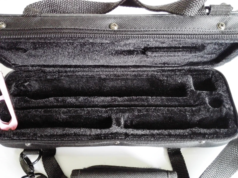 

Professional portable bag for western concert piccolo short flute case box padded waterproof durable bag cover backpack storage