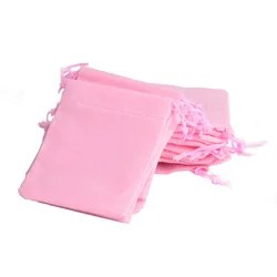 50pcs Jewelry Packaging Velvet Drawstring Pouch Bag jewelry Bag 7x9cm 2.75x3.54