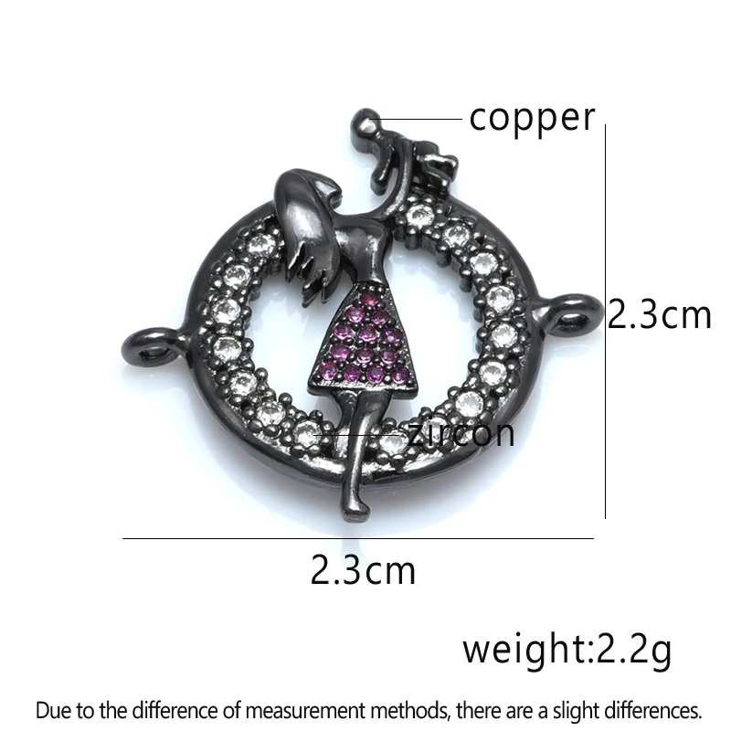 Matka dzieci złącze Charms dla biżuterii bransoletki Making DIY Handmade kobiety biżuteria miedź cyrkon chłopcy dziewczęta MaMa prezent — zdjęcie 4