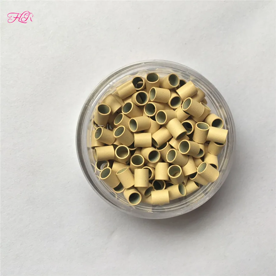Locks Ring Easily Locks Micro Bead 3.2*2.8*3.8 mm 1000pcs Micro Copper Tube Rings Links beads For Pro Hair Extensions Tubes