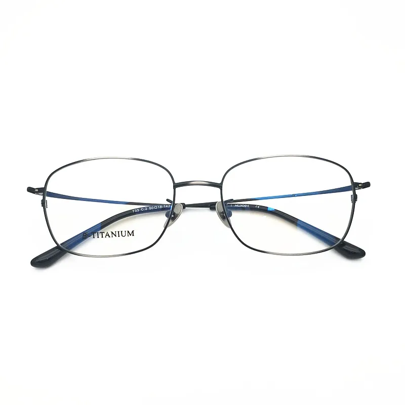 

Мужские ульсветильник очки в титановой оправе Be светильник, дизайнерские очки в винтажном стиле ретро, модные очки по рецепту, 733