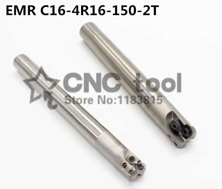 EMR C16-4R16-150-2T R4 indexable End Mill,Milling tool,R4 Toroidal Cutter For Milling Machine,2F Dia 16mm,For RPMT0802MO Inserts