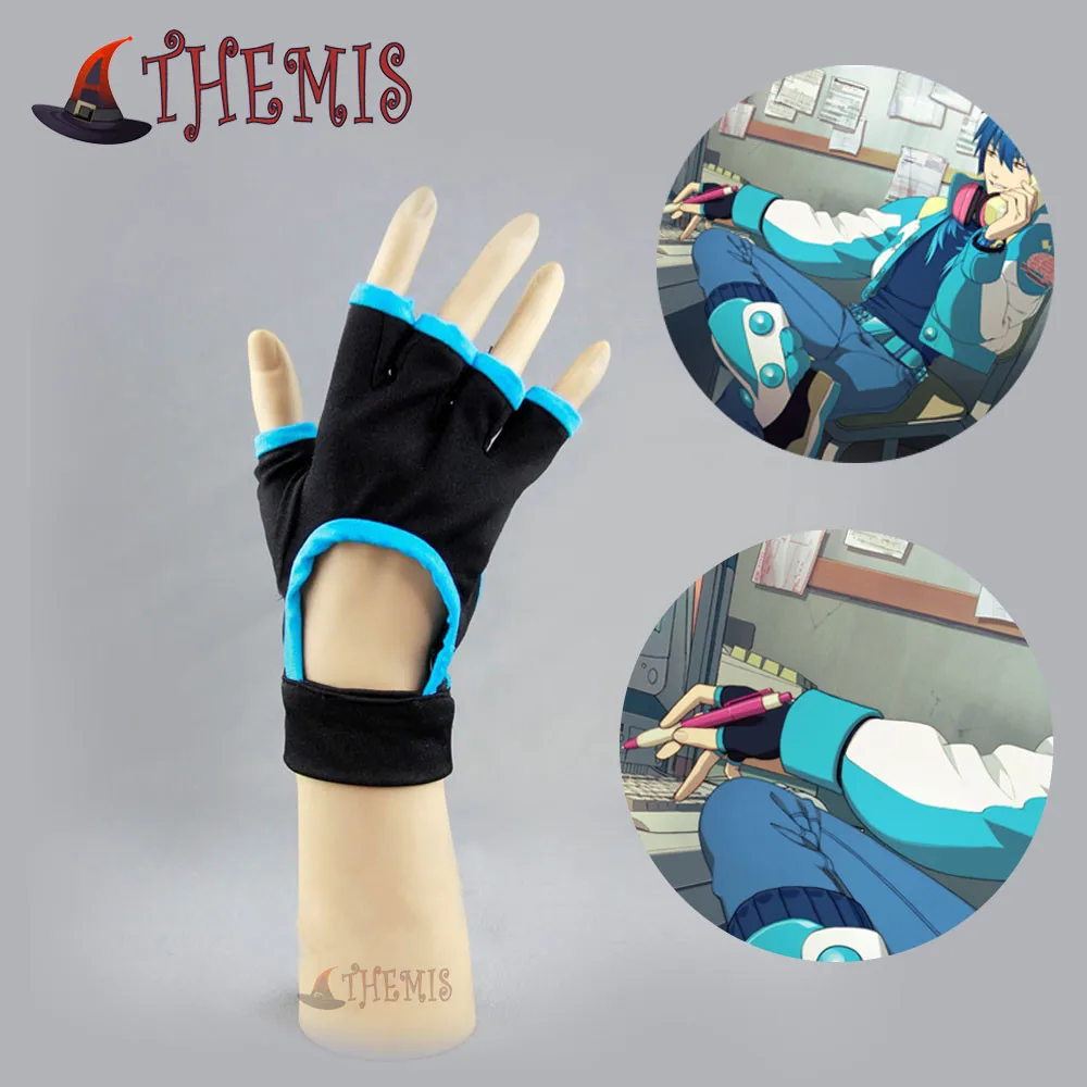 Athemis Dramatical Murder Seragaki Aoba glove Anime Cosplay Custom made Any Size High Quality