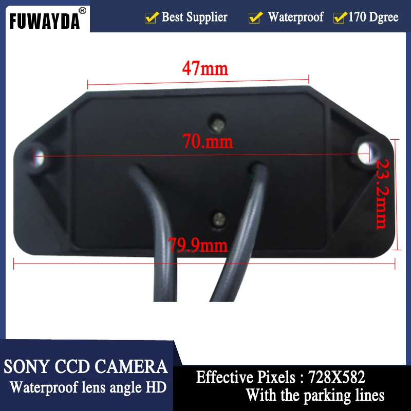 FUWAYDA Free Shipping Wireless HD Chip CCD Special Car Rear View Reverse Backup Parking Safety CAMERA for  MITSUBISHI LANCER