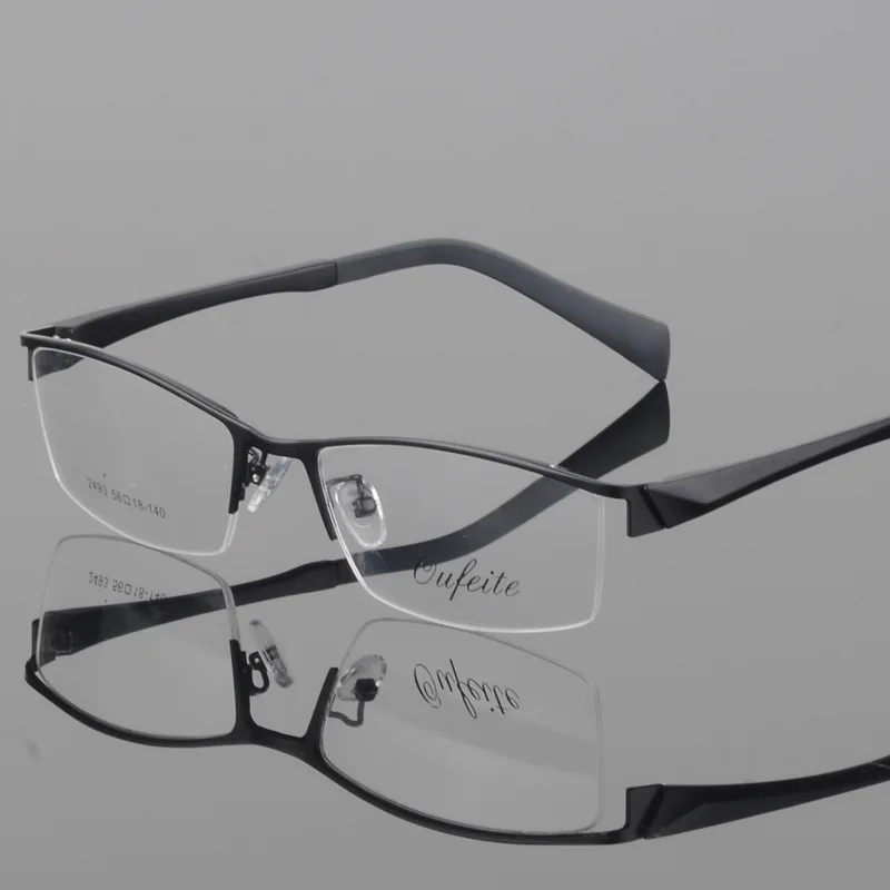 BCLEAR New myopia glasses men\'s fashion business casual half frame glasses frame fashion optical eyeglass 2493