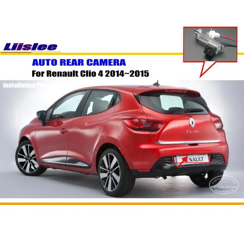 

Для Renault Clio 4 2014 2015 2016 Автомобильная камера заднего вида, резервная парковочная задняя Автомобильная камера заднего вида, автомобильный комплект аксессуаров HD