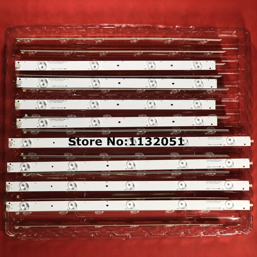 1 juego = 10 piezas de 42 pulgadas de retroiluminación LED 131202-WS-420-500n1t-Sample 3-R 131202-ws-420-500nit-sample 3-L