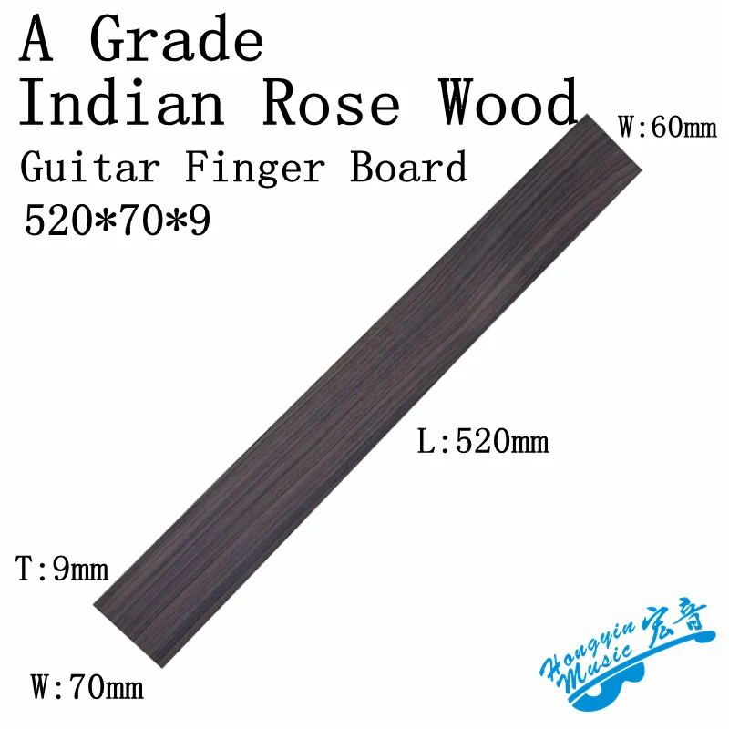 A Grade Indian Rosewood Electric Acoustic Classical Guitar Finger Board 650 648 Chord Length Making guitar material accessories