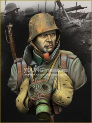 Resin Model Kit X-109 GERMANSTORMTROOPER WWI Collectible Statue Unpainted Kit for Hobbyists