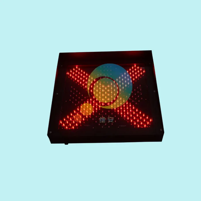 Easy installation high way toll station 600mm red green led traffic light for promotion