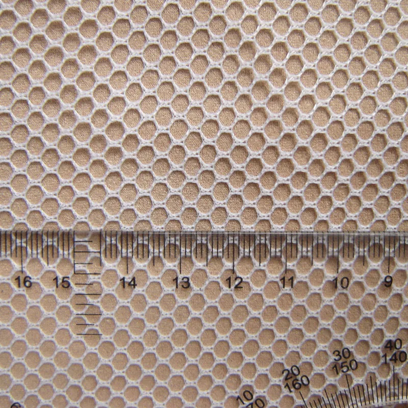 1 Yard Super Thin Classic Honeycomb Mesh Fabric Multifunction High Quality White Net Fabric Knit Lining Apparel Cloth DIY Sewing