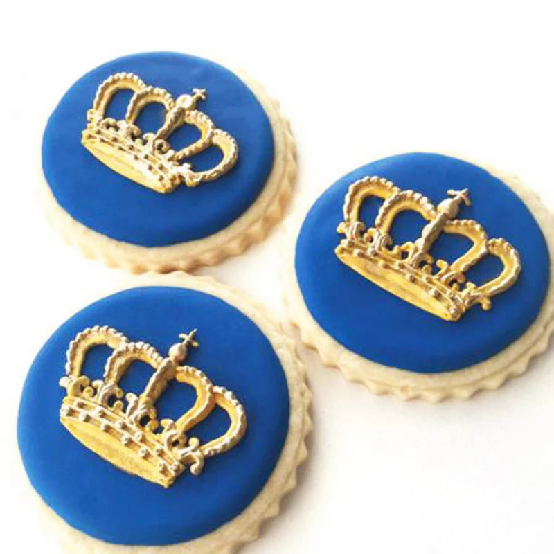 Prince Crown Cupcakes Silicone Mold Fondant Mould Cake Decorating Tool Chocolate, Gumpastes Mold, Sugarcraft ,Kitchen Gadgets