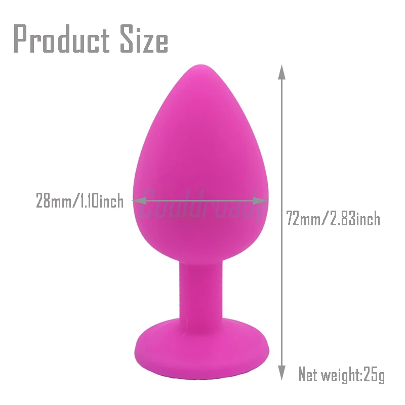 Silicone Anus Butt Plug Unisex Plated Jewelry Sex Stopper Prostate Adult Toys For Men Women Anal Trainer For Couples