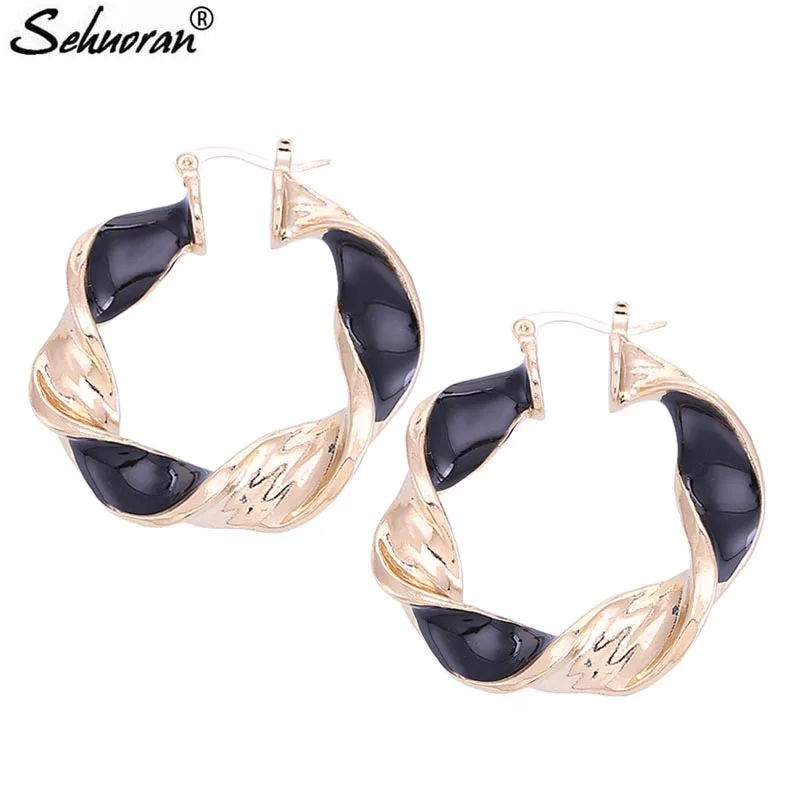 Sehuoran Oorbellen Zinc Alloy Drop Earrings For Women Christmas Earrings Gifts Statement Earrings Jewelry New Flashion