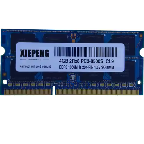 Notebook Memory for MacBook MC516 MC207 MB467 Laptop 4GB 2Rx8 PC3-8500S DDR3 8G 1066 MHz 4gb pc3 8500 RAM