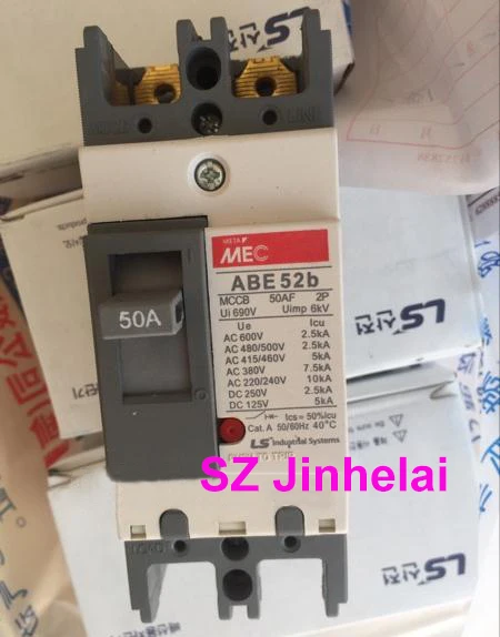 ABE52b Authentic original LS ABE 52b Molded case circuit breaker ABE-52B Air switch 2P  5A/10A/15A/20A/30A/40A/50A