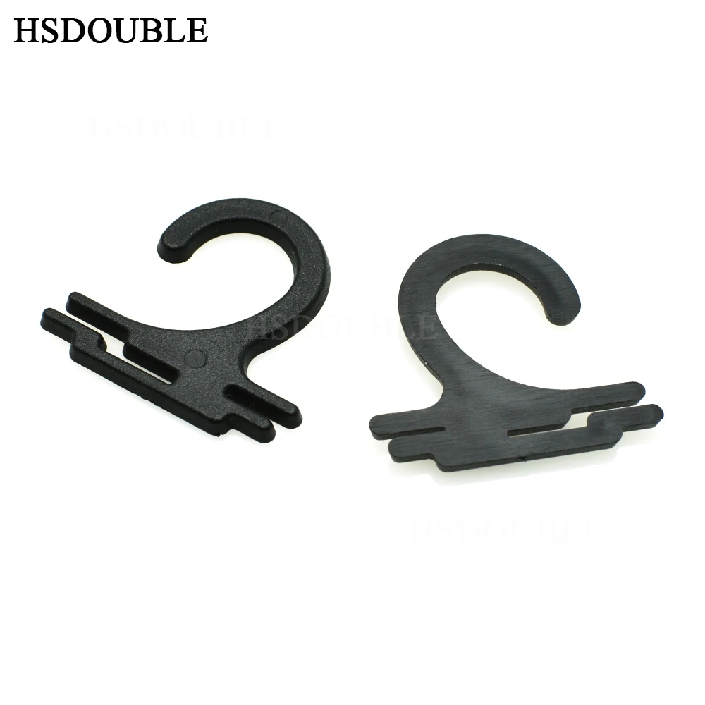 26*24mm Plastic Sock Hook Hanger For Sock Stocking Underwear Accessories Packaging Black