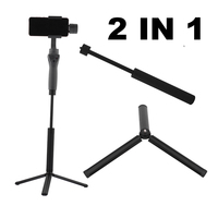 Extension Stick Portable Folding Tripod for DJI OM 4 OSMO Mobile 2 Feiyu Vimble Zhiyun Smooth Handheld Gimbal Camera Accessories