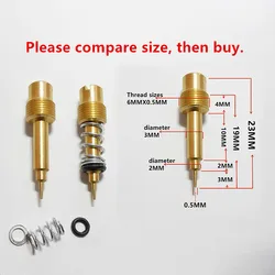 (2PCS fuel ratio adjusting screw)Keihin the carb air screw for a variety carburetor CBR22 CB400VTEC Fuel Screws