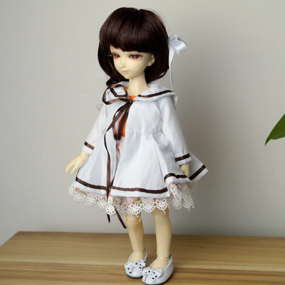 1/6 BJD Coat +Mini Skirt + Top Outfits Clothing For 1/6 11