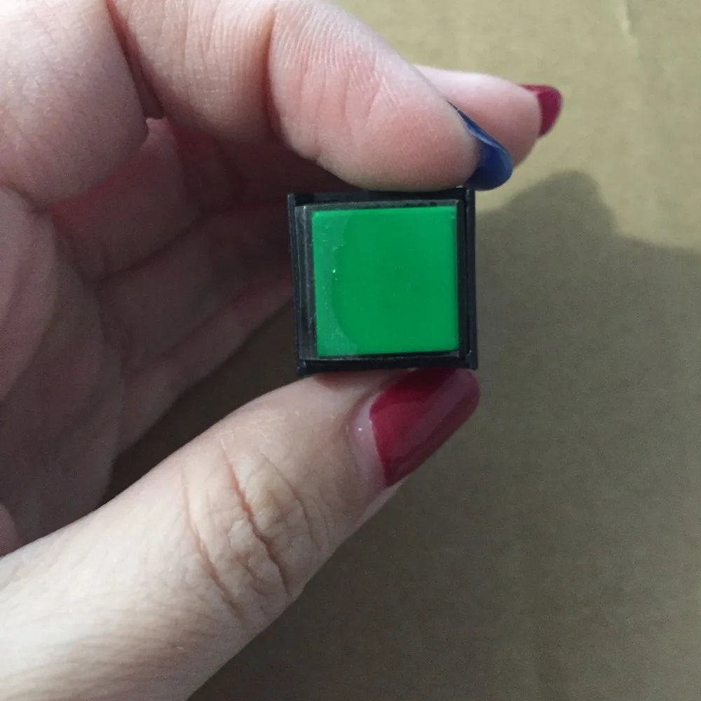 2 Pz DC 12 V Green Square Cap Spia Lampada Signal Accident